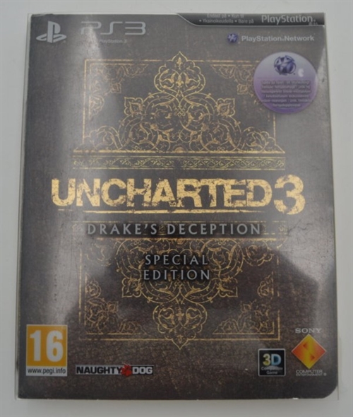 Uncharted 3 Drakes Deception Special Edition - PS3 (B Grade) (Genbrug)